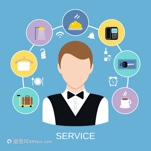 钟男孩与酒店住宿服务 从传统礼宾到现代图标的演变